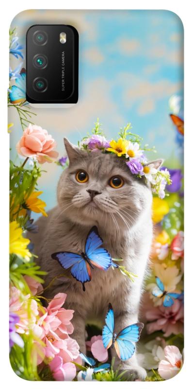 Чехол itsPrint Spring cat для Xiaomi Poco M3, животные, купить оптом с доставкой