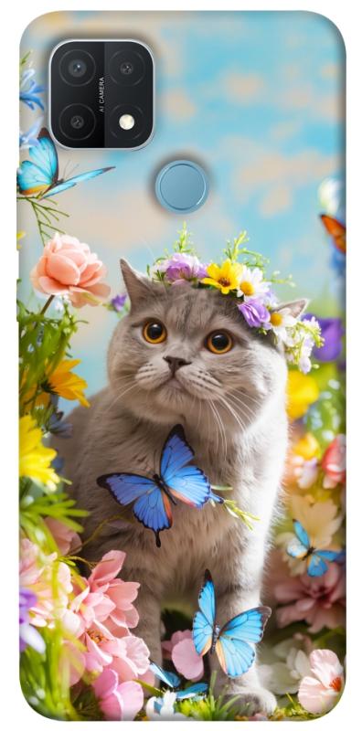 Чохол itsPrint Spring cat для Oppo A15s / A15, тварини, купити оптом з доставкою