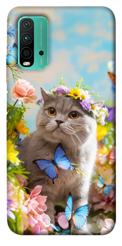 Чехол itsPrint Spring cat для Xiaomi Redmi Note 9 4G / Redmi 9 Power / Redmi 9T, животные, купить оптом с доставкой
