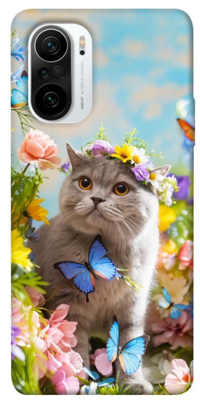 Чехол itsPrint Spring cat для Xiaomi Redmi K40 / K40 Pro / K40 Pro+ / Poco F3, животные, купить оптом с доставкой