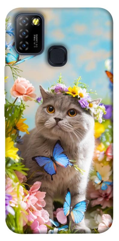 Чехол itsPrint Spring cat для Infinix Hot 10 Lite, животные, купить оптом с доставкой