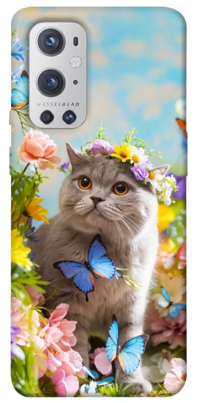 Чохол itsPrint Spring cat для OnePlus 9 Pro, тварини, купити оптом з доставкою