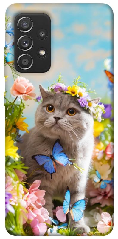 Чехол itsPrint Spring cat для Samsung Galaxy A52 4G / A52 5G, животные, купить оптом с доставкой