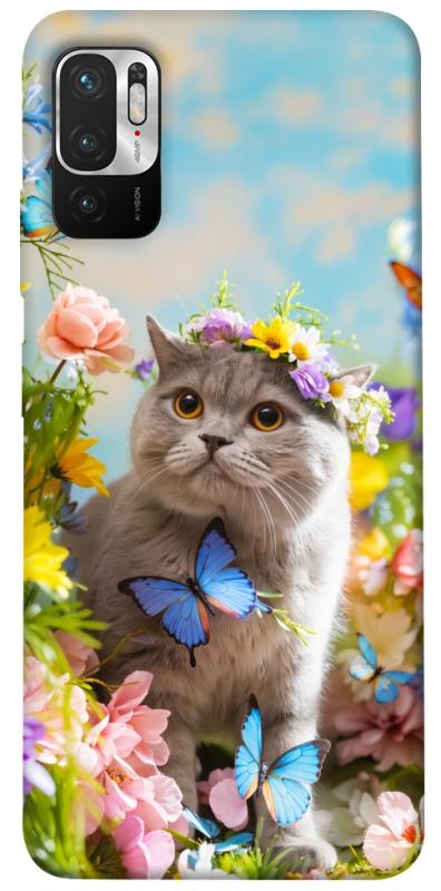 Чехол itsPrint Spring cat для Xiaomi Redmi Note 10 5G, животные, купить оптом с доставкой