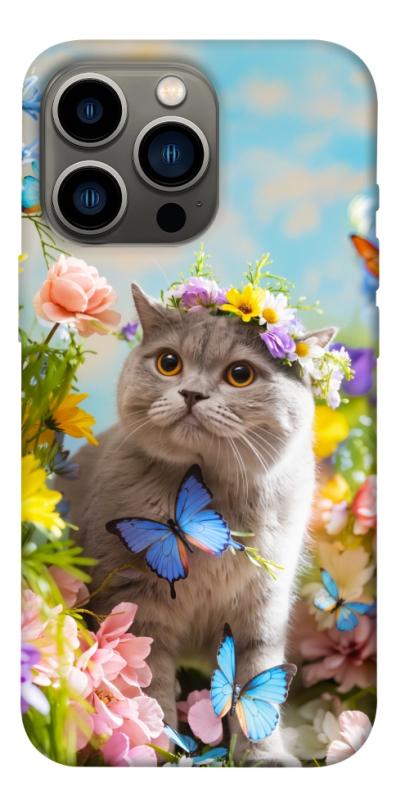 Чехол itsPrint Spring cat для Apple iPhone 13 Pro (6.1"), животные, купить оптом с доставкой