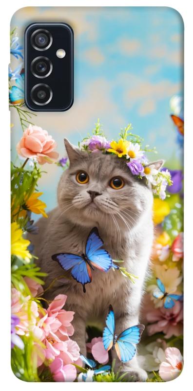 Чехол itsPrint Spring cat для Samsung Galaxy M52, животные, купить оптом с доставкой