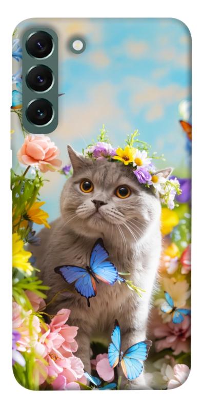 Чехол itsPrint Spring cat для Samsung Galaxy S22+, животные, купить оптом с доставкой