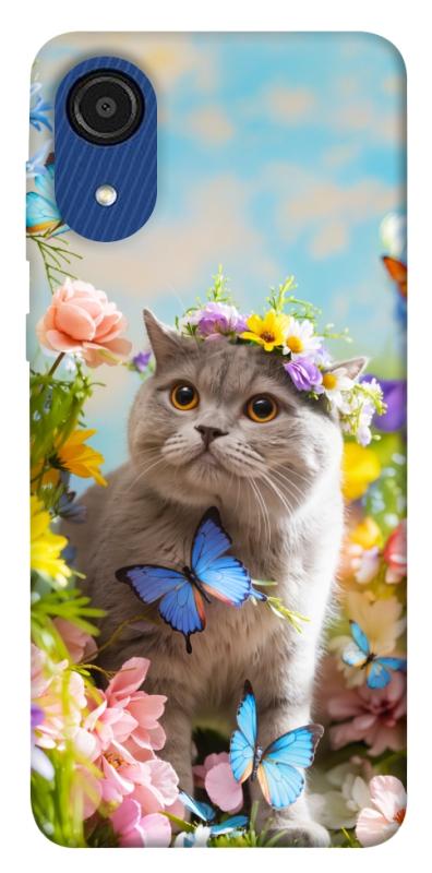Чехол itsPrint Spring cat для Samsung Galaxy A03 Core, животные, купить оптом с доставкой