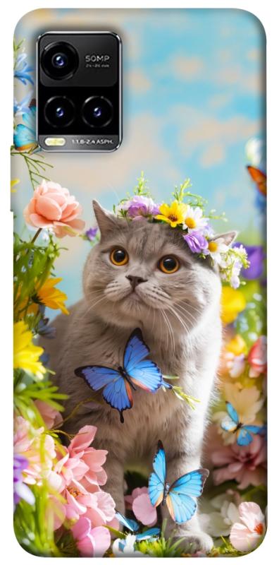 Чехол itsPrint Spring cat для Vivo Y21 / Y33s, животные, купить оптом с доставкой