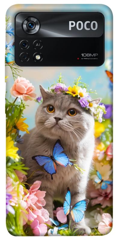 Чехол itsPrint Spring cat для Xiaomi Poco X4 Pro 5G, животные, купить оптом с доставкой
