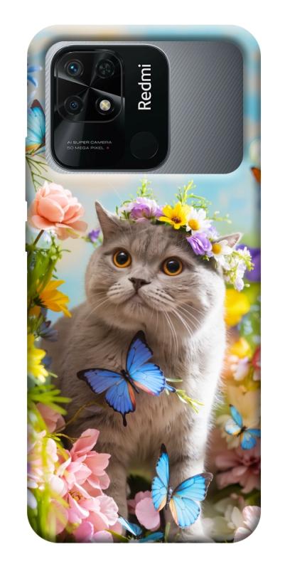 Чехол itsPrint Spring cat для Xiaomi Redmi 10C, животные, купить оптом с доставкой