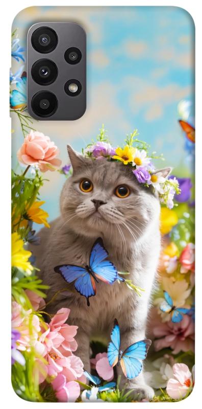 Чехол itsPrint Spring cat для Samsung Galaxy A23 4G, животные, купить оптом с доставкой