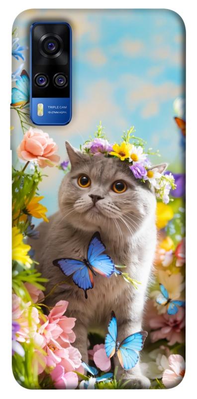 Чехол itsPrint Spring cat для Vivo Y51a, животные, купить оптом с доставкой