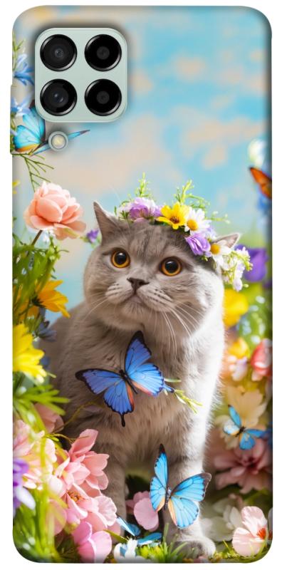 Чехол itsPrint Spring cat для Samsung Galaxy M53 5G, животные, купить оптом с доставкой