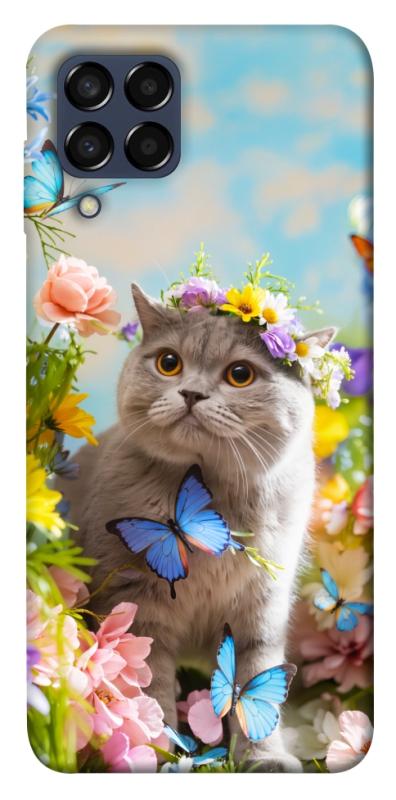 Чехол itsPrint Spring cat для Samsung Galaxy M33 5G, животные, купить оптом с доставкой