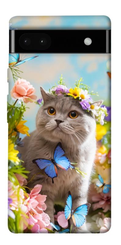 Чохол itsPrint Spring cat для Google Pixel 6a, тварини, купити оптом з доставкою