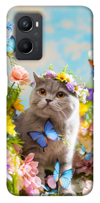 Чохол itsPrint Spring cat для Oppo A96, тварини, купити оптом з доставкою