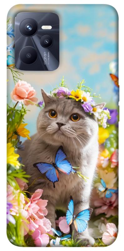 Чехол itsPrint Spring cat для Realme C35, животные, купить оптом с доставкой