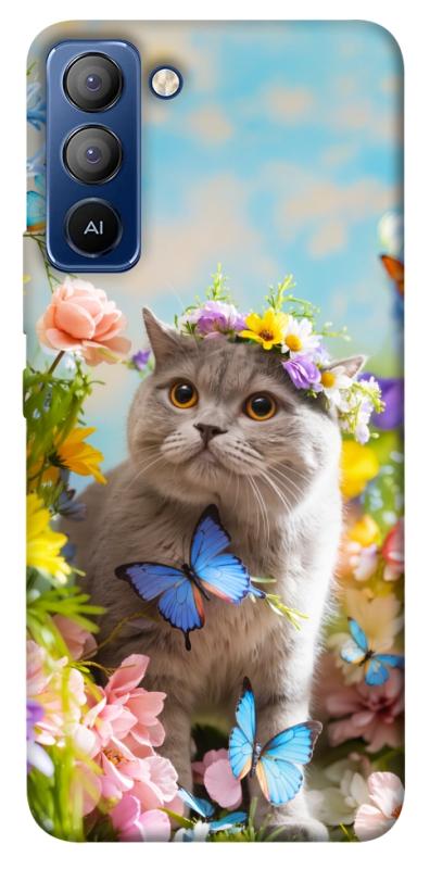 Чехол itsPrint Spring cat для TECNO Pop 5 LTE, животные, купить оптом с доставкой