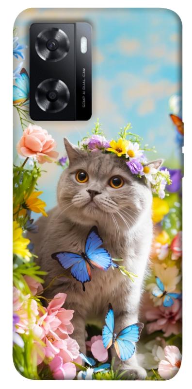 Чехол itsPrint Spring cat для Oppo A57s, животные, купить оптом с доставкой