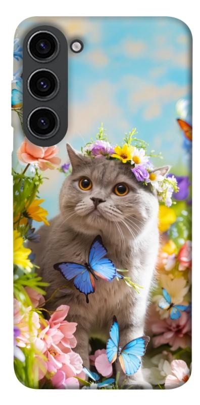 Чехол itsPrint Spring cat для Samsung Galaxy S23, животные, купить оптом с доставкой