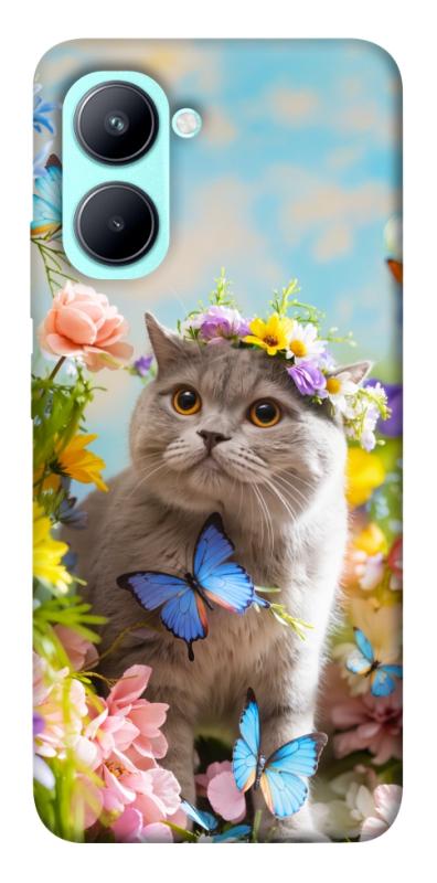 Чехол itsPrint Spring cat для Realme C33, животные, купить оптом с доставкой