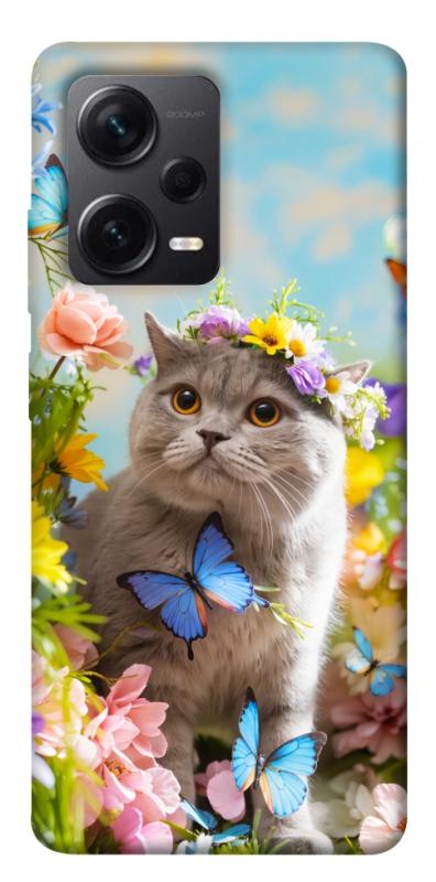 Чехол itsPrint Spring cat для Xiaomi Redmi Note 12 Pro+ 5G, животные, купить оптом с доставкой