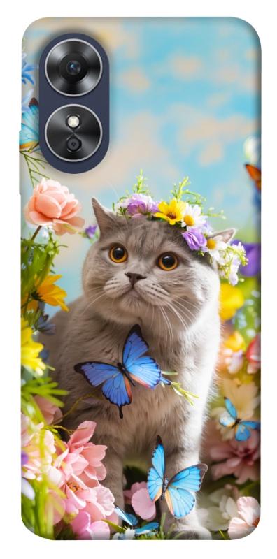 Чехол itsPrint Spring cat для Oppo A17, животные, купить оптом с доставкой