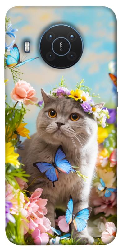 Чохол itsPrint Spring cat для Nokia X10 / X20, тварини, купити оптом з доставкою