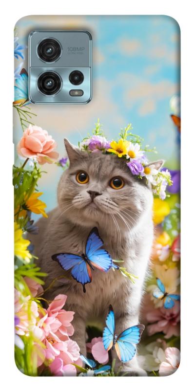 Чехол itsPrint Spring cat для Motorola Moto G72, животные, купить оптом с доставкой
