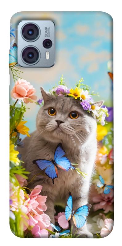 Чохол itsPrint Spring cat для Motorola Moto G23, тварини, купити оптом з доставкою