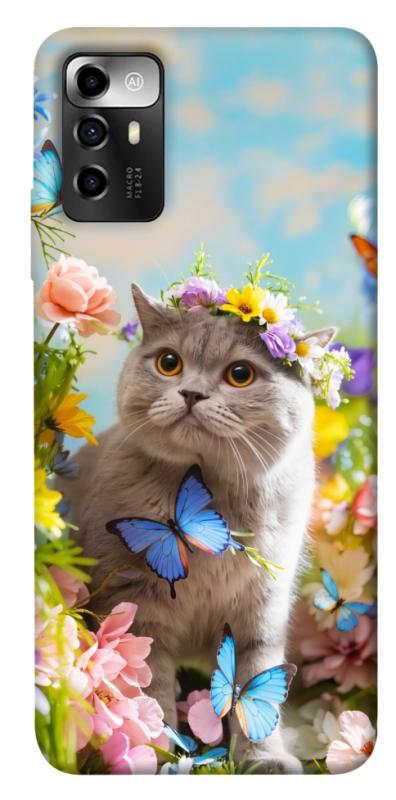 Чехол itsPrint Spring cat для ZTE Blade A72, животные, купить оптом с доставкой