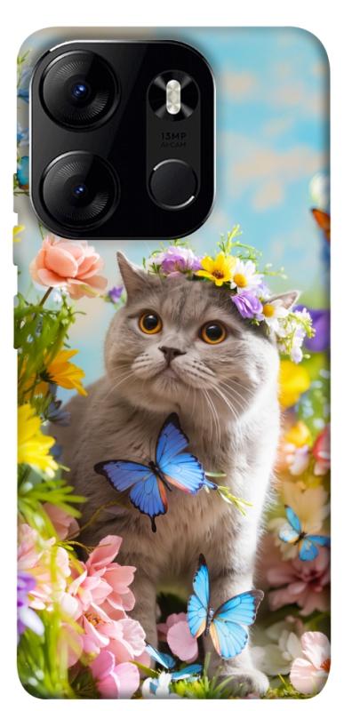Чехол itsPrint Spring cat для Tecno Spark Go 2023, животные, купить оптом с доставкой