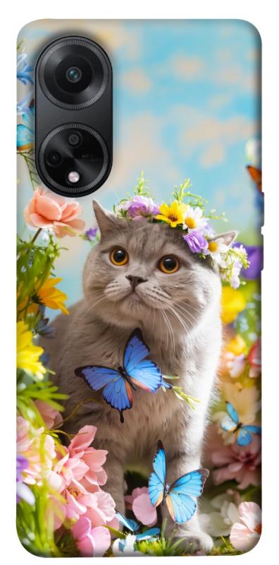Чехол itsPrint Spring cat для Oppo A98, животные, купить оптом с доставкой