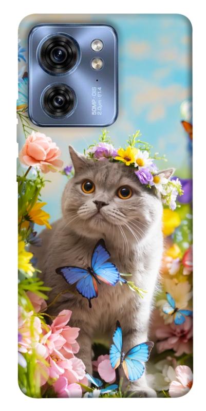 Чехол itsPrint Spring cat для Motorola Edge 40, животные, купить оптом с доставкой