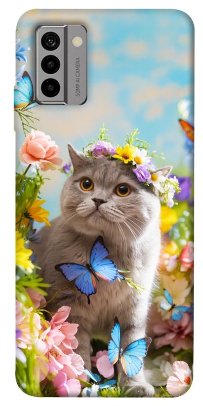 Чехол itsPrint Spring cat для Nokia G22, животные, купить оптом с доставкой