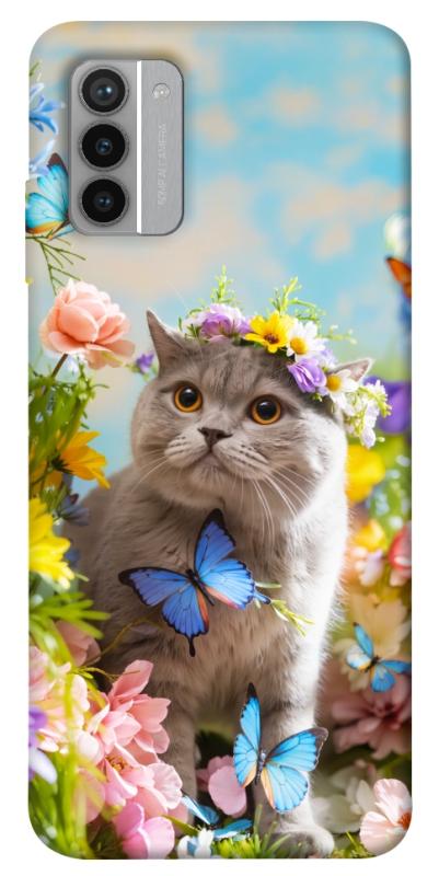 Чехол itsPrint Spring cat для Nokia G42, животные, купить оптом с доставкой