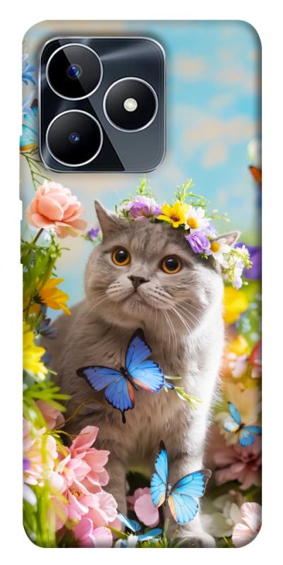 Чохол itsPrint Spring cat для Realme C53, тварини, купити оптом з доставкою