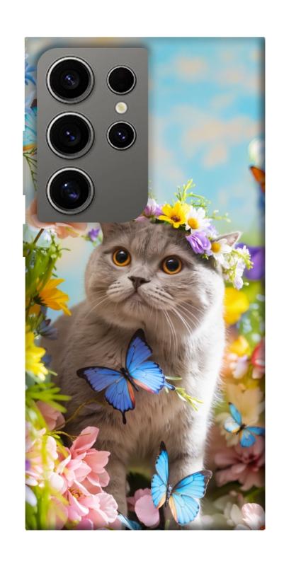 Чехол itsPrint Spring cat для Samsung Galaxy S24 Ultra, животные, купить оптом с доставкой