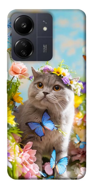 Чехол itsPrint Spring cat для Xiaomi Redmi 13C, животные, купить оптом с доставкой
