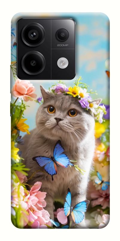 Чохол itsPrint Spring cat для Xiaomi Redmi Note 13 Pro 4G, тварини, купити оптом з доставкою