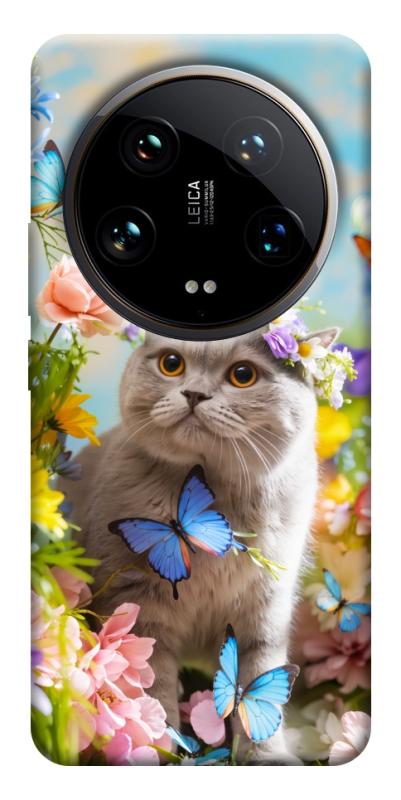 Чехол itsPrint Spring cat для Xiaomi 14 Ultra, животные, купить оптом с доставкой