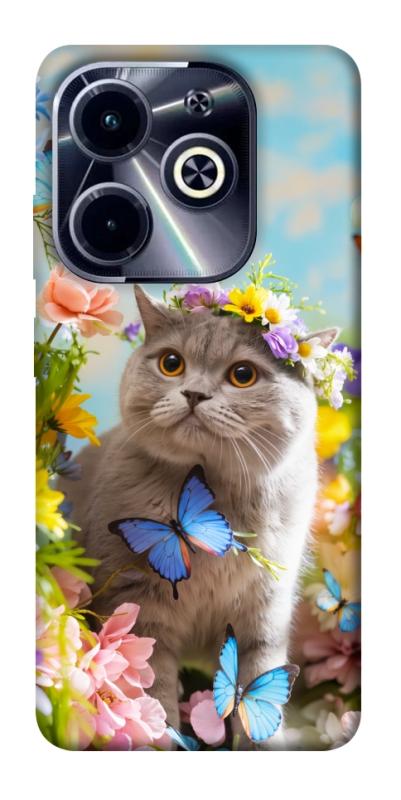 Чехол itsPrint Spring cat для Infinix Hot 40i, животные, купить оптом с доставкой