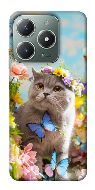 Чехол itsPrint Spring cat для Realme C61 4G, животные, купить оптом с доставкой