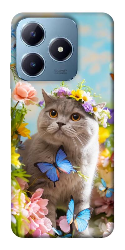 Чехол itsPrint Spring cat для Realme C63 4G, животные, купить оптом с доставкой