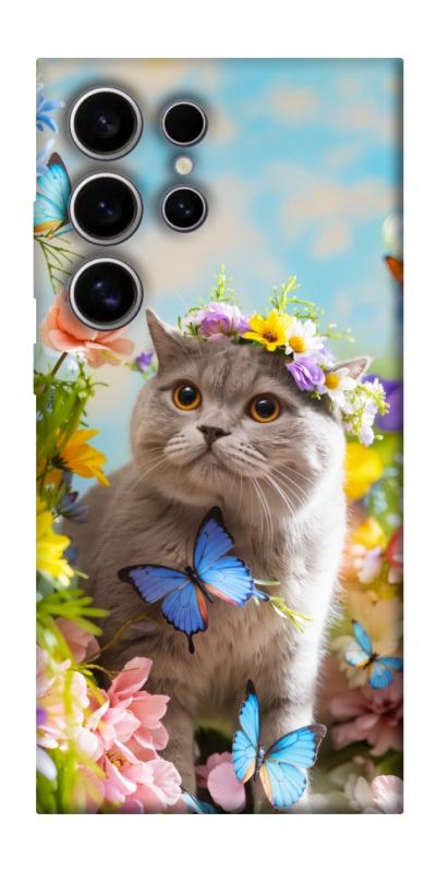 Чехол itsPrint Spring cat для Samsung Galaxy S25 Ultra, животные, купить оптом с доставкой