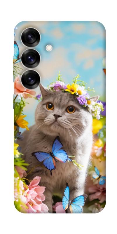 Чехол itsPrint Spring cat для Samsung Galaxy S25, животные, купить оптом с доставкой