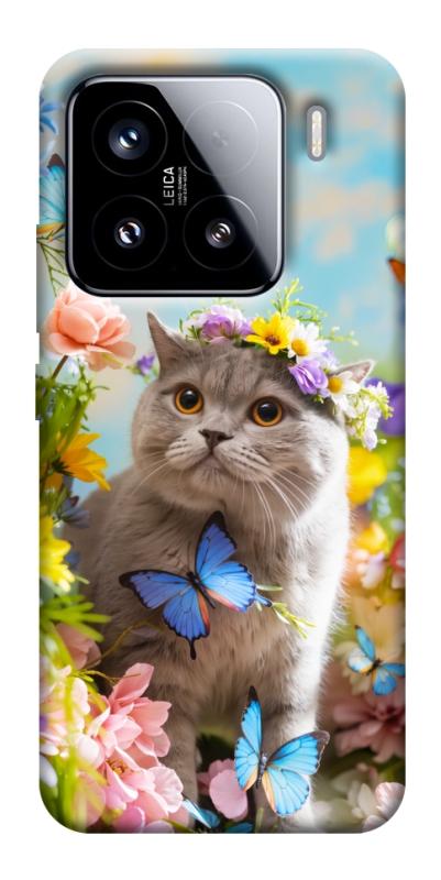 Чехол itsPrint Spring cat для Xiaomi 15, животные, купить оптом с доставкой