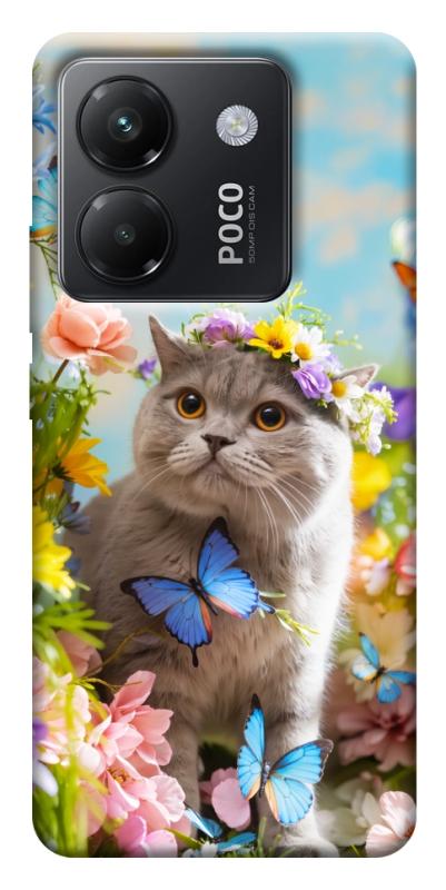 Чехол itsPrint Spring cat для Xiaomi Poco M7 Pro 5G, животные, купить оптом с доставкой