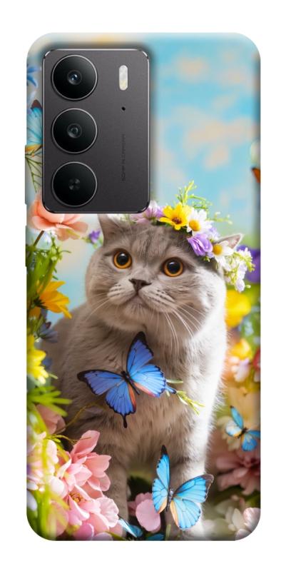 Чехол itsPrint Spring cat для Realme C75, животные, купить оптом с доставкой